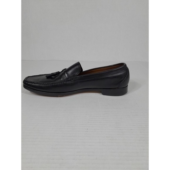 Allen Edmonds Pomona Black Calfskin leather tassle loafer Shoe 10 D USA MADE - Picture 6 of 15